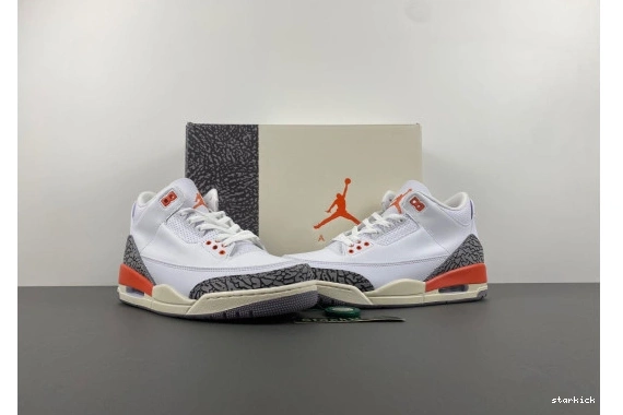 Peach Jordan 3 CK9246-121 Georgia Retro CK9246-121  0216